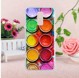 Чохол силіконовий для Samsung a6 plus 2018 galaxy a605f з картинкою фарби