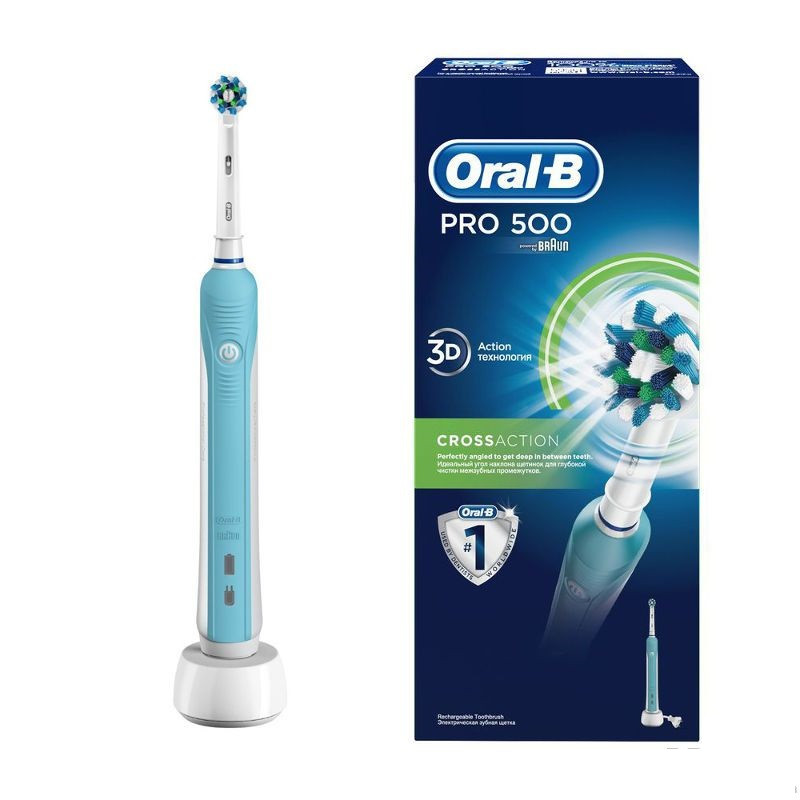 Зубная щетка BRAUN Oral-B PRO 500 Cross Action