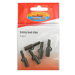 Безпечна кліпса Fishing ROI Safety lead Clips (green)