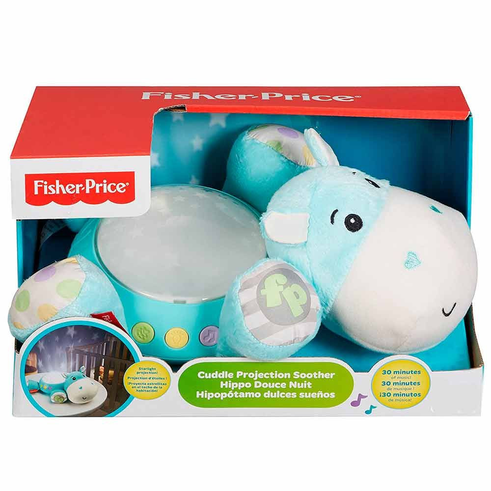 Музыкальный ночник-проектор Гиппопотам, Fisher-Price - фото 5 - id-p801788659