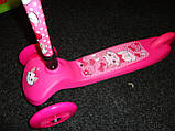 Триколісний самокат iTrike (BB 3-024) зі світловими ефектами (Малиновий), фото 7