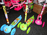 Триколісний самокат iTrike (BB 3-024) зі світловими ефектами (Малиновий), фото 10