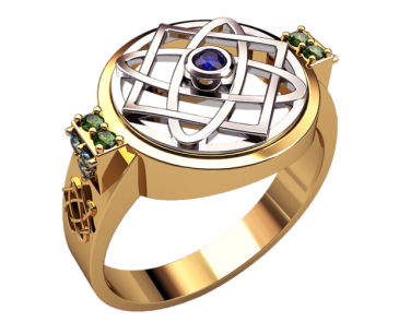 Зірка Лади, Зірка Лади Бородиці, персня, печатка, кільце, фото 2