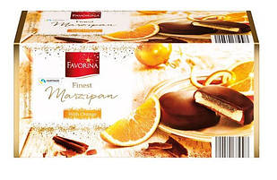 Марципан у шоколаді Favorina Finest Marzipan With Orange з апельсиновим джемом, 300 г.