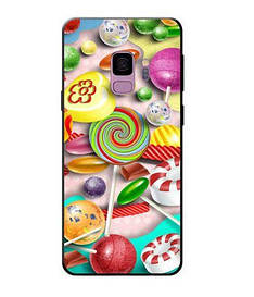 Силіконовий бампер для Samsung a6 2018 galaxy a600f з картинкою карамельки