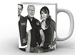 Кухоль Geek Land білий Сини Анархії Sons of Anarchy герої SA.002.02