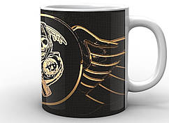 Кухоль Geek Land білий Сини Анархії Sons of Anarchy символ SA.002.14