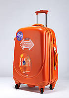 Ударопрочный средний чемодан Ambassador Classic A8503 Оранжевый