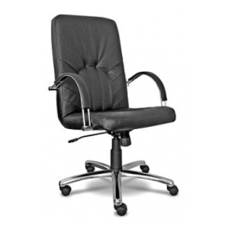 Крісло керівника MANAGER Steel Chrome Comfort ECO ТМ Новий Стиль