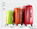 Ударостійка середня валіза Ambassador Classic A8503 Салатова, фото 10