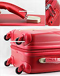 Ударостійка середня валіза Ambassador Classic A8503 Блакитна, фото 8