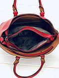 Жіноча сумка велика чорна з екошкіри опт, фото 4