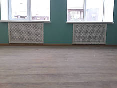 Решітки на батарею опалення білі