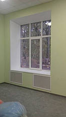 Екрани на батареї опалення білі