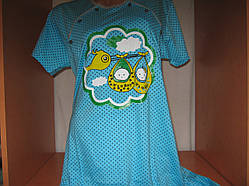 Нічна сорочка для годування 100% бавовни виробництво Узбекистан розмір 50-52 різні кольори