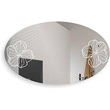 Дзеркало овальне у ванну кімнату Маки БЦ-Стіл