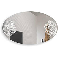 Дзеркало овальне у ванну кімнату Перекотиполе БЦ-Стол