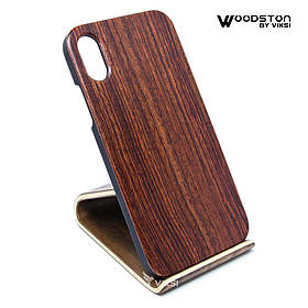 Чохол дерев'яний Rose для iPhone Х
