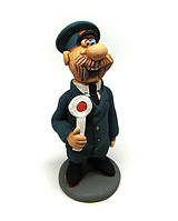 Сувенірна фігурка з кераміки Залізник