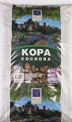 Кора соснова декоративна (середня фракція), 50 л