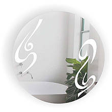 Дзеркало кругле у ванну кімнату Стрічки БЦ-Стол