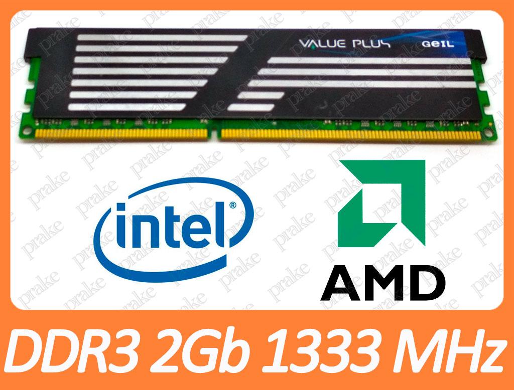 DDR3 2GB 1333 MHz (PC3-10600) CL9 Geil, фото 1