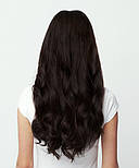 Волосся на стрічках 60 см. Колір #02 Гіркий шоколад, фото 5