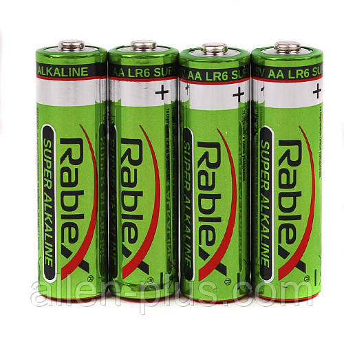 Лужна Батарейка Rablex LR6/AA 1.5 V SUPER ALKALINE, 1 шт в термоусадке