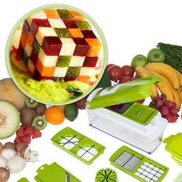 Овочерізки,терки, подрібнювачі, ножі.