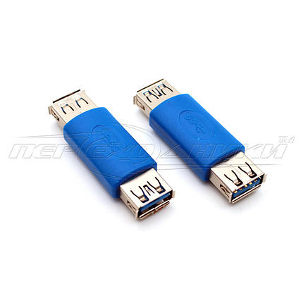 Перехідник USB 3.0 AF - AF, фото 2