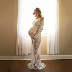 Бодуарне плаття для вагітної фотосесії (бежеве)