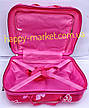 Валізи дитячу якість люкс каталка дитячий на 4 коліщатках Кітті рожевий 9416 HK, фото 5