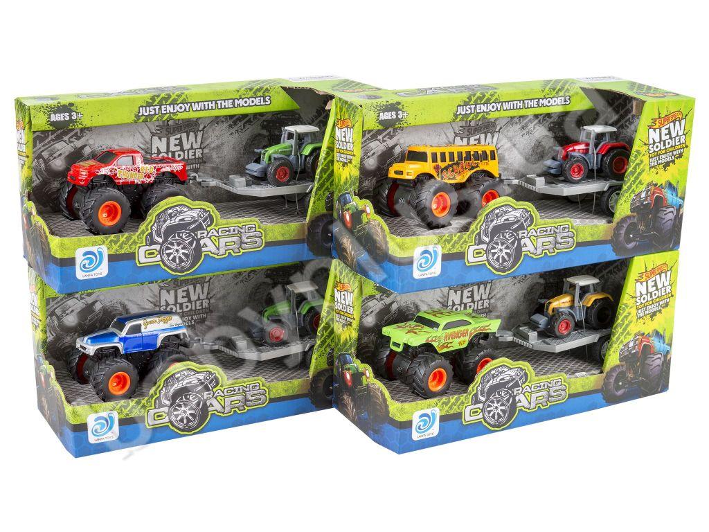 Джип з причепом