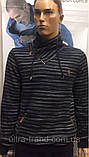 Стильні чоловічі молодіжні светри з хомутовим коміром Туреччина, фото 3