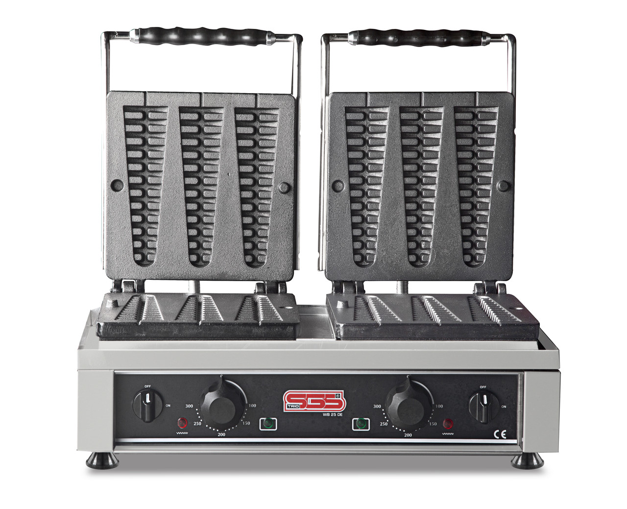 Вафельниця двопостова SGS WF 25 DE (вафлі-ялинки)