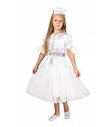 Карнавальний костюм СНІЖИНКА біла на 4,5,6,7, років, дитячий новорічний костюм Сніжинка.