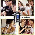 Алкотестер / алкометр з підсвічуванням + змінні мундштуки + батарейки, фото 2