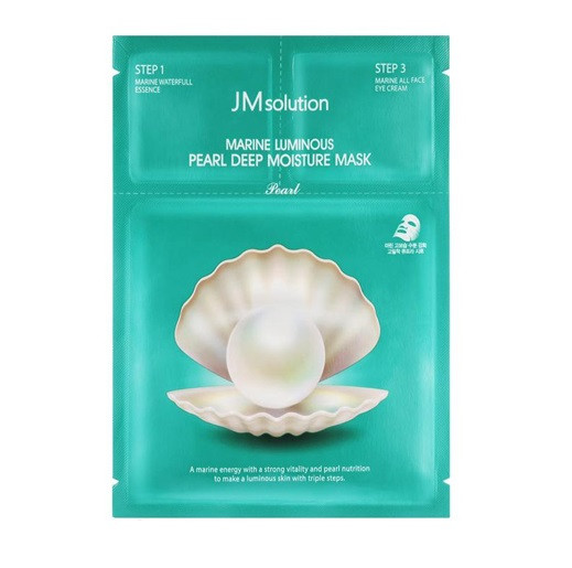 JMsolution Marine Luminous Pearl Deep moisture Mask Pearl Трикроковий зволожуючий набір з перлами