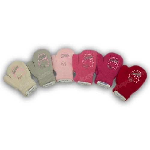 ОПТ Рукавиці утеплені дитячі, р. 13 (2-3 роки), виробник Польща (6шт/набір), фото 1