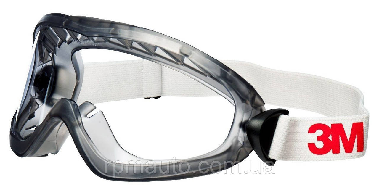 Захисні окуляри маска закриті 3М 2890 прозорі з полікарбонатною лінзою