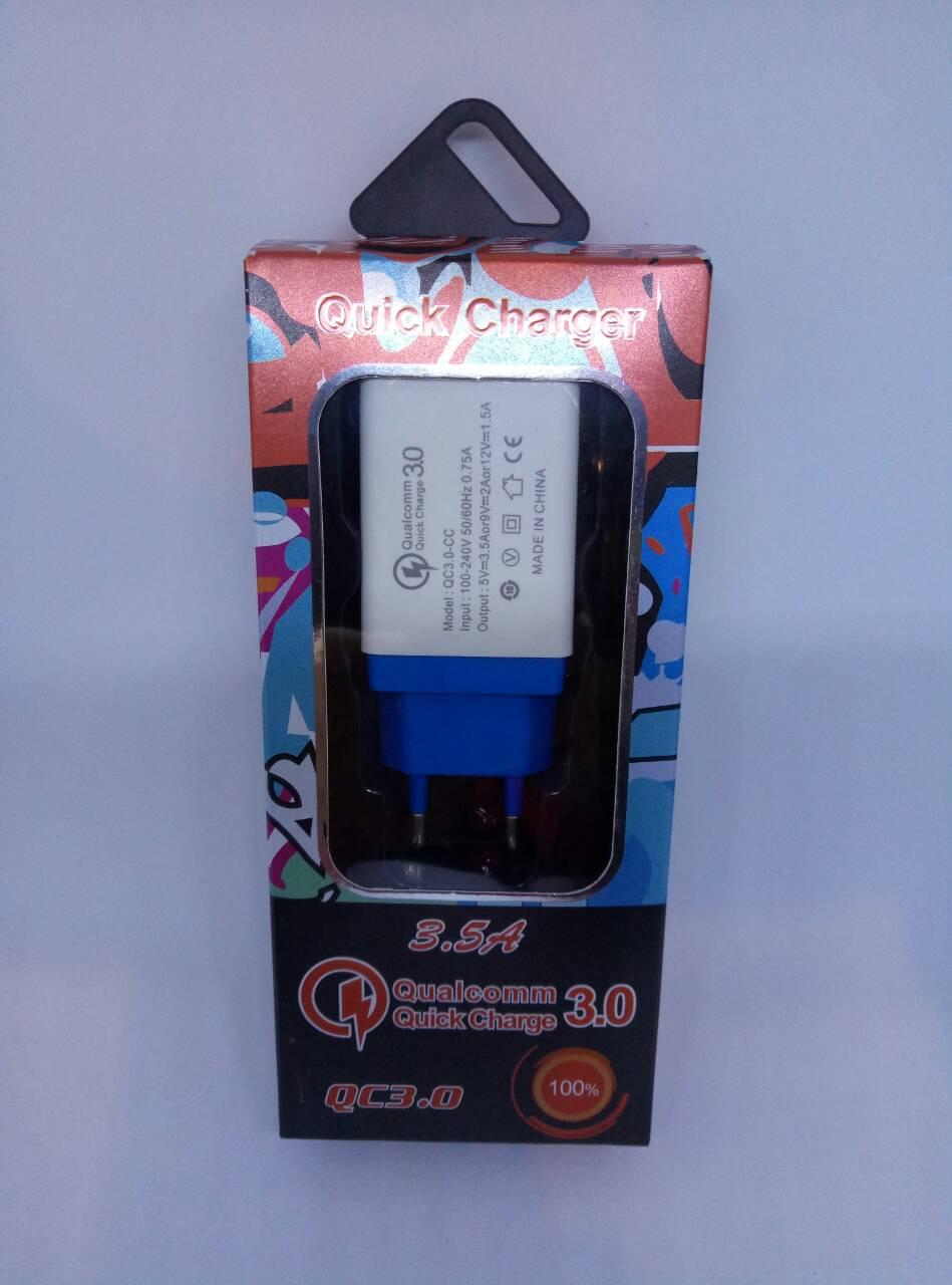 Адаптер USB QC3.0 Fast Charge USB AR 60