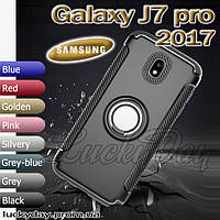 Чехол для Samsung Galaxy J7 (pro) 2017 (black) черный