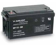 Аккумулятор SUNLIGHT SP12-80, 12В 80 А*ч