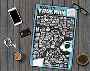 Скретч постер #100 Дел Trueman edition (російський язичок) у тубусі, фото 7