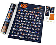 Скретч постер #100 ДЕЛ Kamasutra edition (англійська мова) у тубусі, фото 6