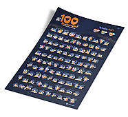 Скретч постер #100 ДЕЛ Kamasutra edition (англійська мова) у тубусі, фото 7