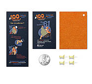 Скретч постер #100 ДЕЛ Kamasutra edition (англійська мова) у тубусі, фото 8