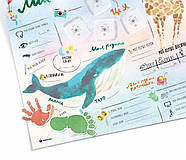 Бебіпостер «Мій перший рік» (українська мова) у тубусі, фото 4