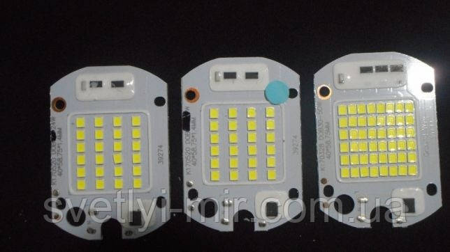 Светодиодная LED Матрица SMD с IC Драйвером для Прожектора 50W 50Вт ...