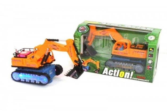 Екскаватор зі зі звуковими і світловими ефектами, фото 1